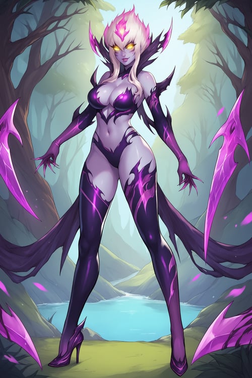 Evelynn (LoL) _ Comission LoRA PonyXL [NSFW Suppor by KillerUwU13_AI on Tensor.Art