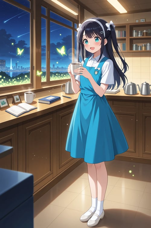 Malaysian School Uniform (Pinafore Dress) by Alicelingmika on Tensor.Art