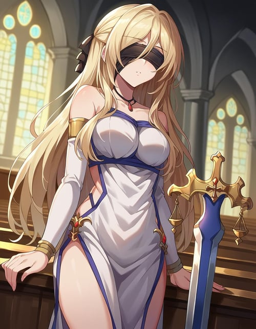 Pout Maiden / Sword Maiden by Golden Sky NEET on Tensor.Art