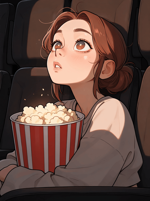 cute Retro Girl by inknoir on Tensor.Art