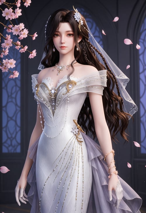 夜未央 婚服-国漫-Illustrious光辉 by 云落 on Tensor.Art