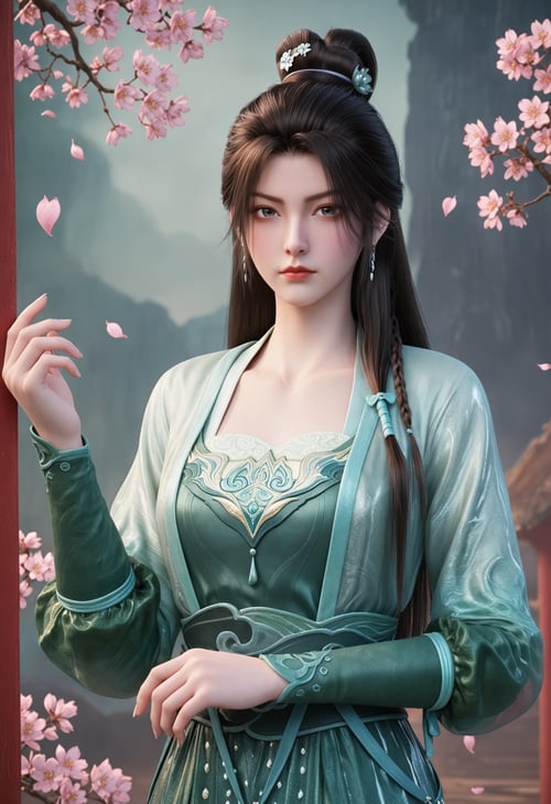 李柳 镜头太少,面部还原稍弱-国漫-Illustrious光辉 by 云落 on Tensor.Art