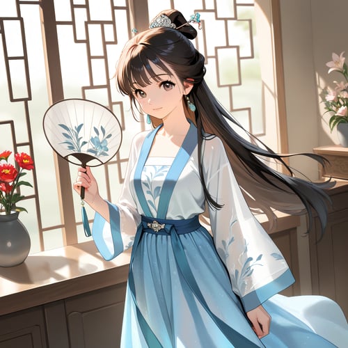 漢服/Hanfu (anima,XL,ill,Pony) by miaomiao on Tensor.Art