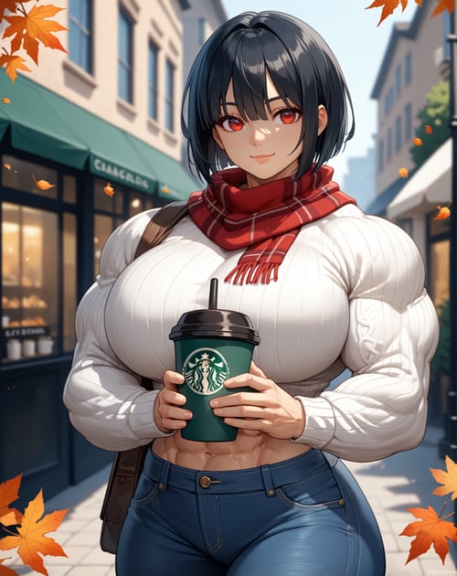 Big Pecs Girl by 一般通过路人君 on Tensor.Art