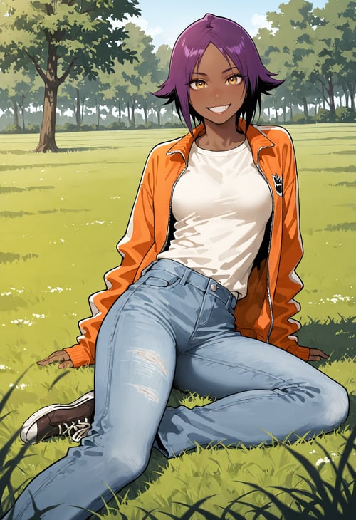 Yoruichi Shihōin (四楓院夜一) - Bleach by leend.frey on Tensor.Art