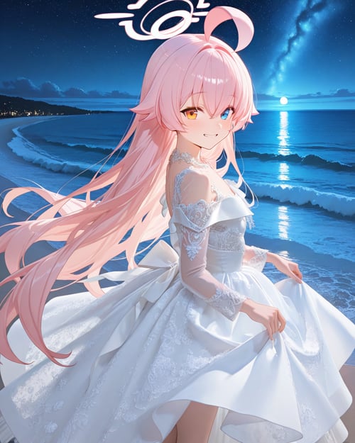 Wedding dress: The Silver Queen by miaomiao on Tensor.Art