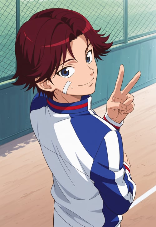 Eiji Kikumaru - The Prince of Tennis by Min on Tensor.Art