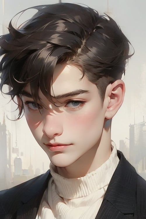 油画风格肖像男(于修) by 于修 on Tensor.Art