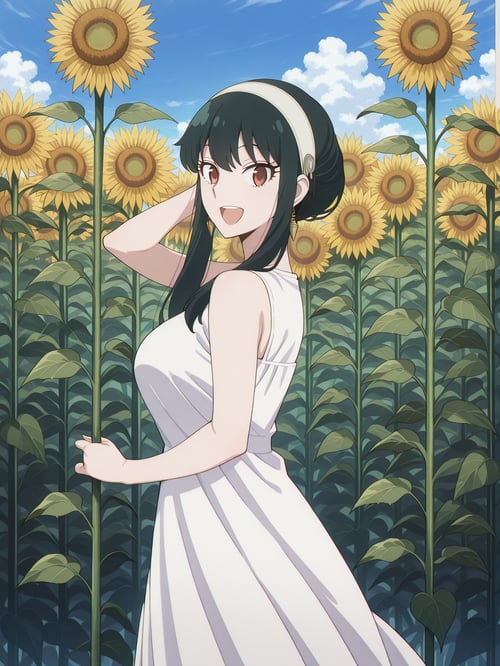 Field Of Sunflowers (Concept) - Nochekaiser881 by GleamingBlue on Tensor.Art