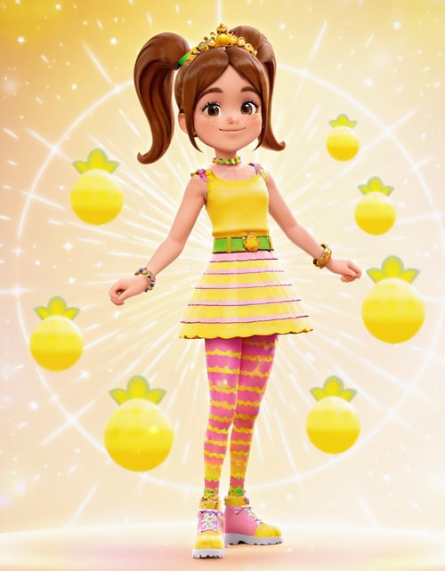 Princess Power Penny Pineapple  by ND97 on Tensor.Art