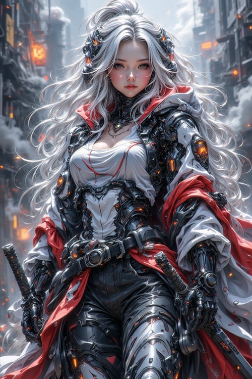 RZMAKER FLUX - Cyborg Girl  by RZMaker on Tensor.Art