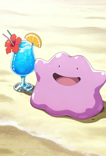 Ditto: Transformer Pokemon | メタモン (Pokedex #0132)  by user_b on Tensor.Art