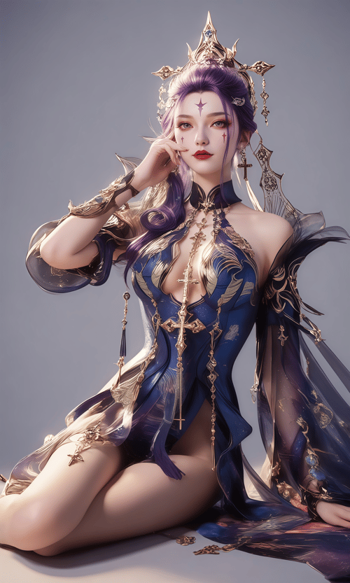 紫衣南宫锦 by 南风知我意 on Tensor.Art
