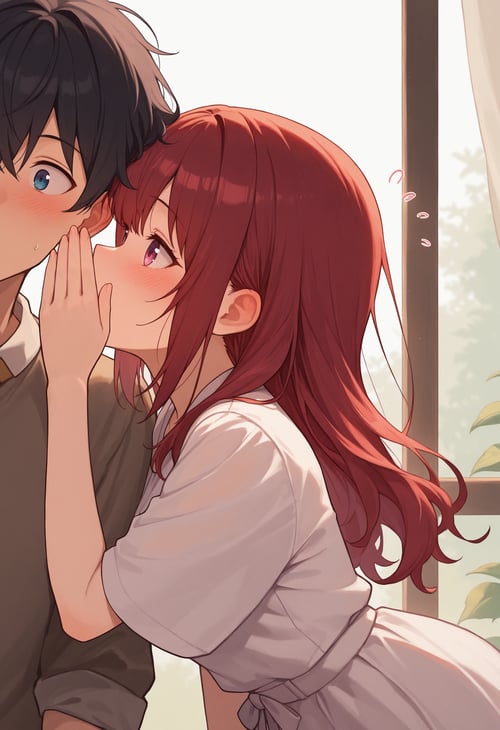 (IL Pose) Whispering in Ear | 悄悄话 耳语 by Akiseki on Tensor.Art