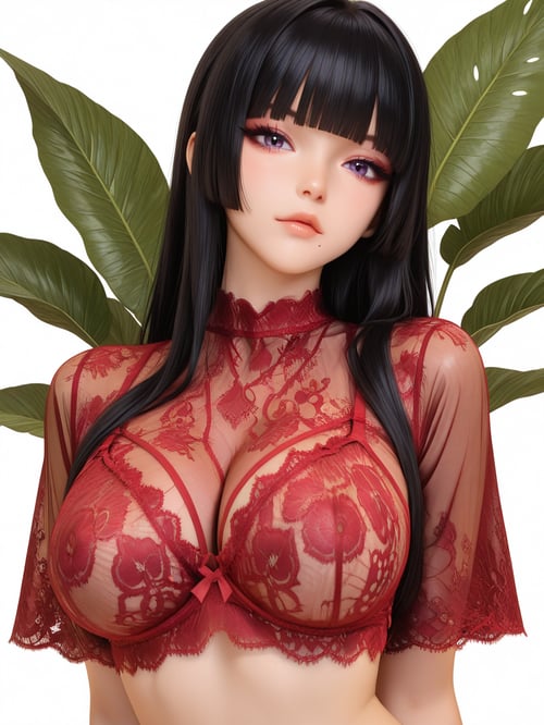 Red sexy lace lingerie by luxiaoai on Tensor.Art