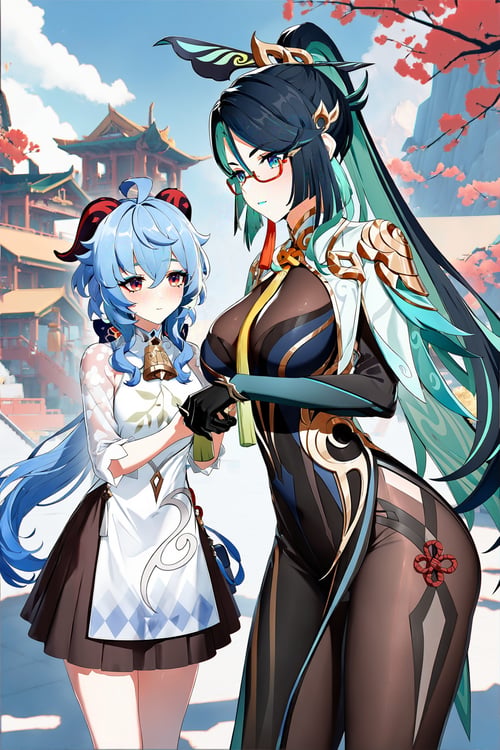 (A3|Pony|Kohaku)SDXL_Lora-仙人师徒仨(全服装):闲云&申鹤&甘雨-原神 by Tangerboom on Tensor.Art