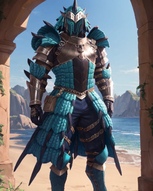 Rathalos Armor (MH3 Blademaster)[Monster Hunter] by miaomiao on Tensor.Art