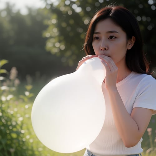 Balloon blowing test by Loon_rider on Tensor.Art