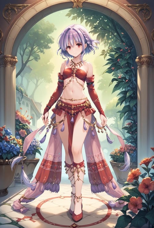 FF14 Dancer Job Outfit｜FF14 舞娘职业装 by Ttan on Tensor.Art
