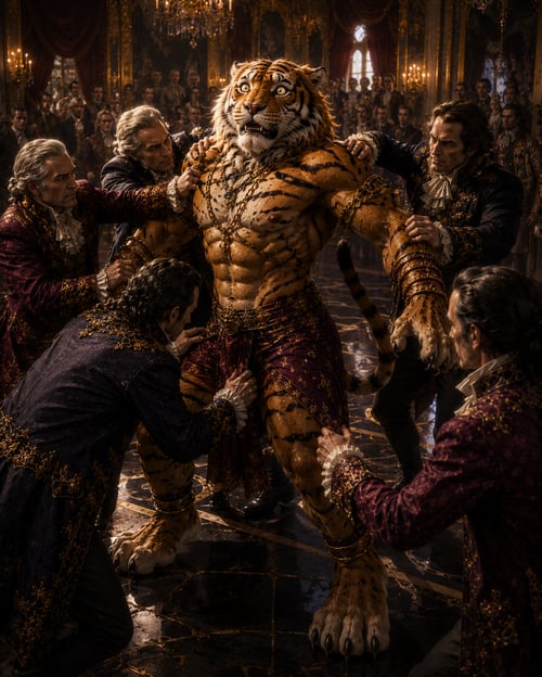Aristocrat Men Handling a Beast by Mr.Guy :) on Tensor.Art