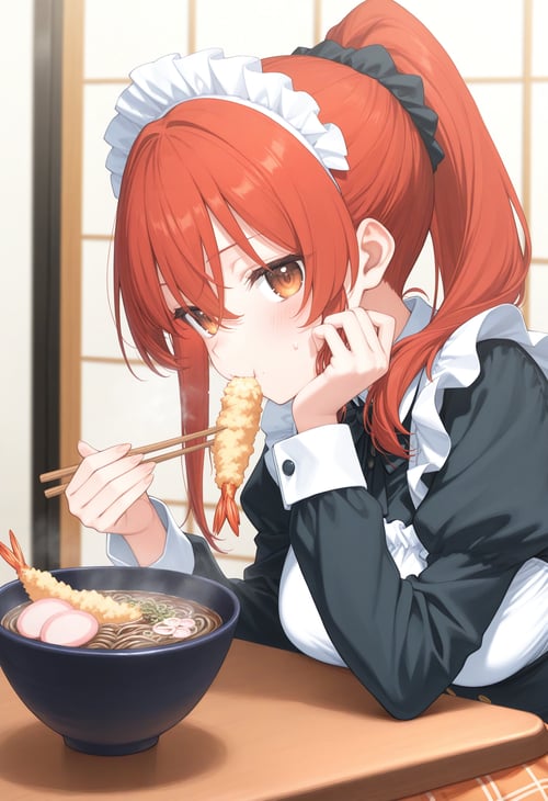 soba / shrimp tempura / 年越しそば / 天ぷらそば / 大晦日 / 蕎麦 by nnk245 on Tensor.Art