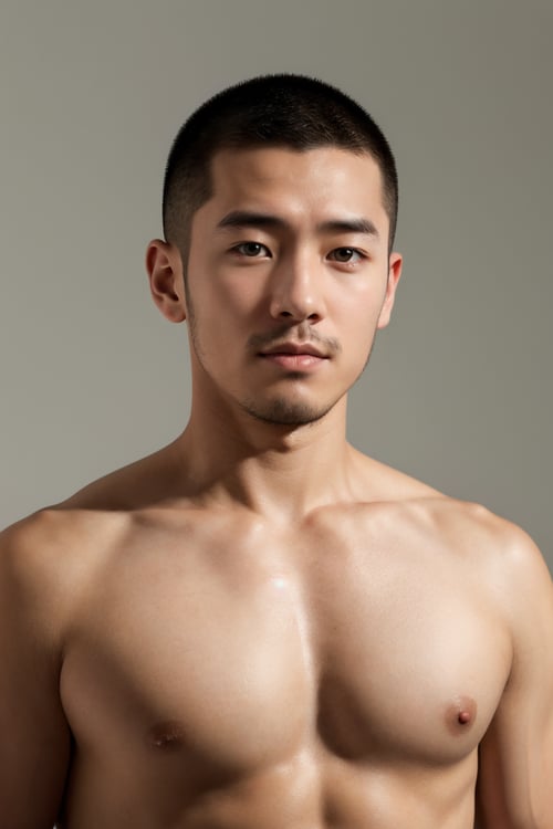 体育生脸模_maleface_男性肌肉帅哥 by 你的虚拟男朋友 on Tensor.Art