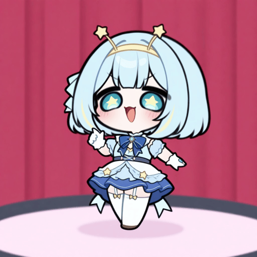 O2H2_OH4 I Chibi Art Style I IllustriousXL and NoobAI by AndroidXL on Tensor.Art