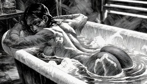 Berni Wrightson Illustrations from Frankenstain st by inknoir on Tensor.Art