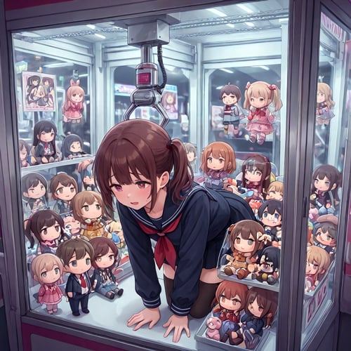 crane game / claw machine / ufo catcher by yy on Tensor.Art