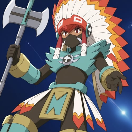 Cross Fusion TomahawkMan - MegaMan NT Warrior by tibaltcosmos on Tensor.Art