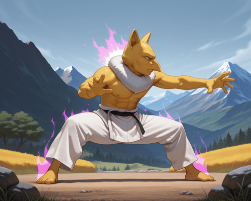 Wide Squat / Spread Legs Pose by Min on Tensor.Art