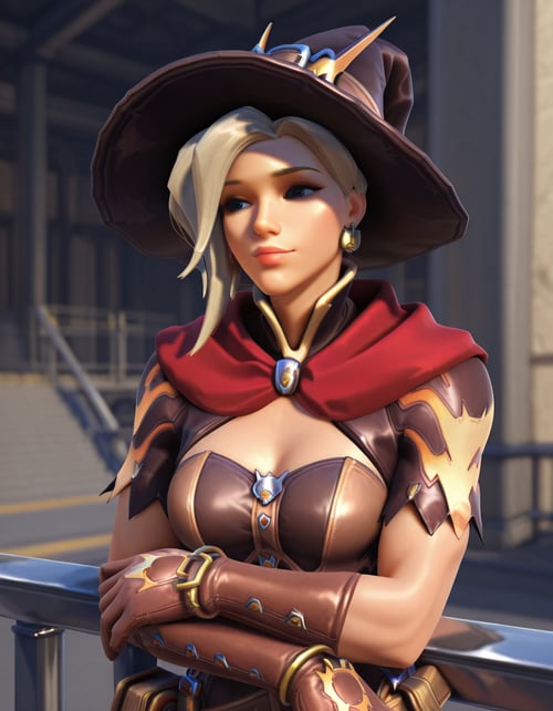 Mercy Witch Skin by Tuzluk on Tensor.Art