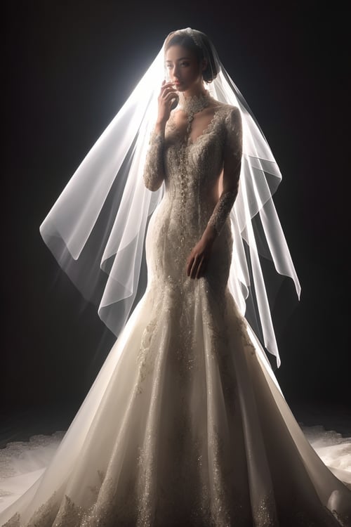wedding dress set by miaomiao on Tensor.Art