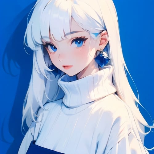 克莱因蓝二次元头像(于修) by 于修 on Tensor.Art