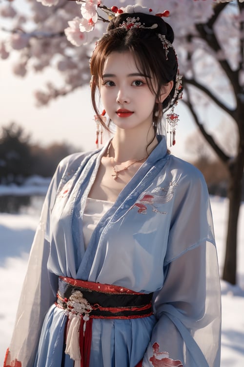 花丛中的古风美女 by tensorxy on Tensor.Art