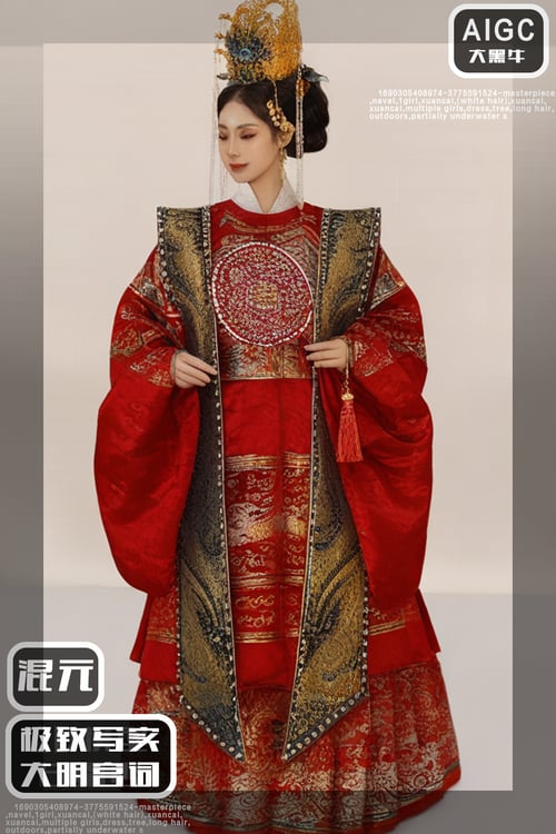 混元-极致写实-大明宫词 by 大黑牛AI on Tensor.Art