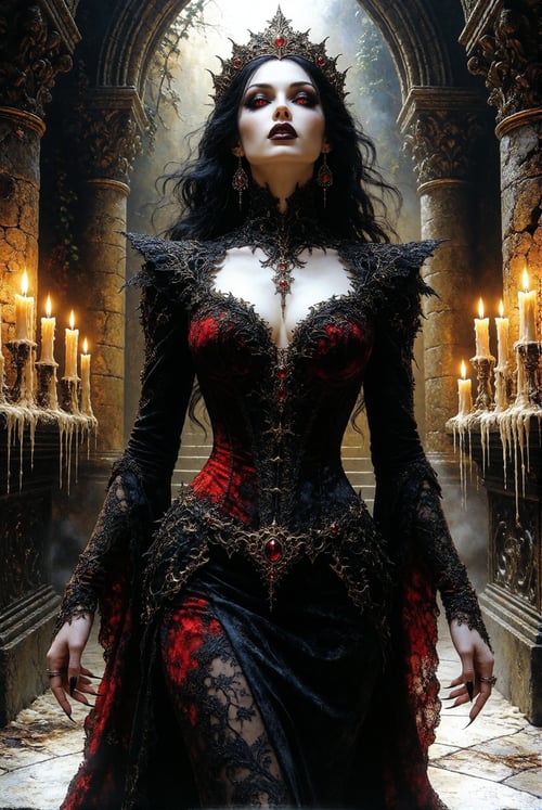 Ethereal gothic by inknoir on Tensor.Art