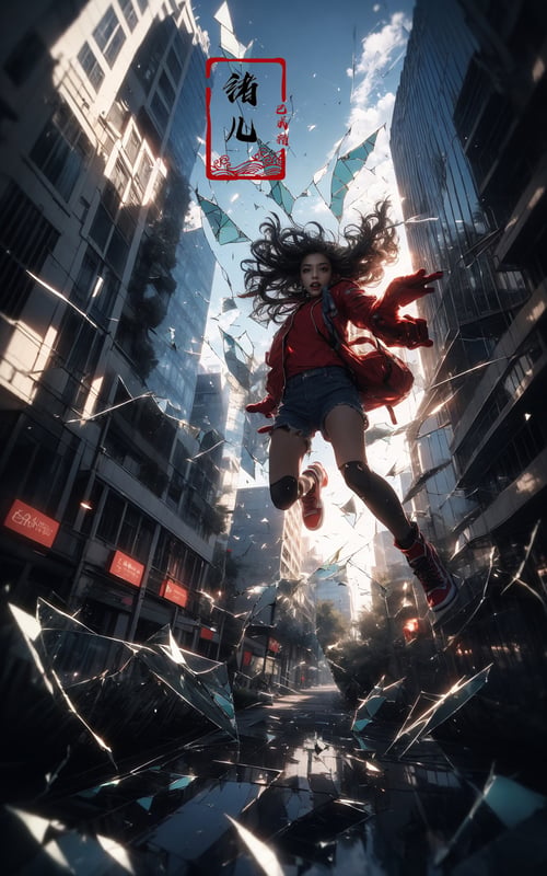 Jumping 绪儿-跳跃构图 - XRYCJ by Ttan on Tensor.Art
