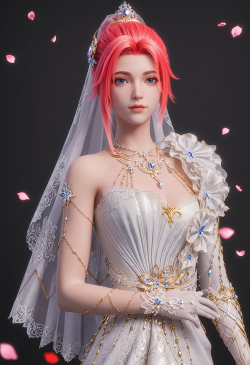 李馨 婚服-国漫-pony by 云落 on Tensor.Art