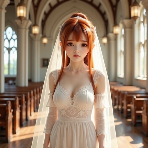 White gauze bride by wefong2000 on Tensor.Art