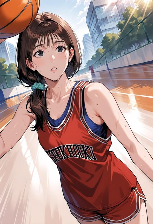 Haruko Akagi (赤木晴子) - Slam Dunk by user_758259292217423395 on Tensor.Art
