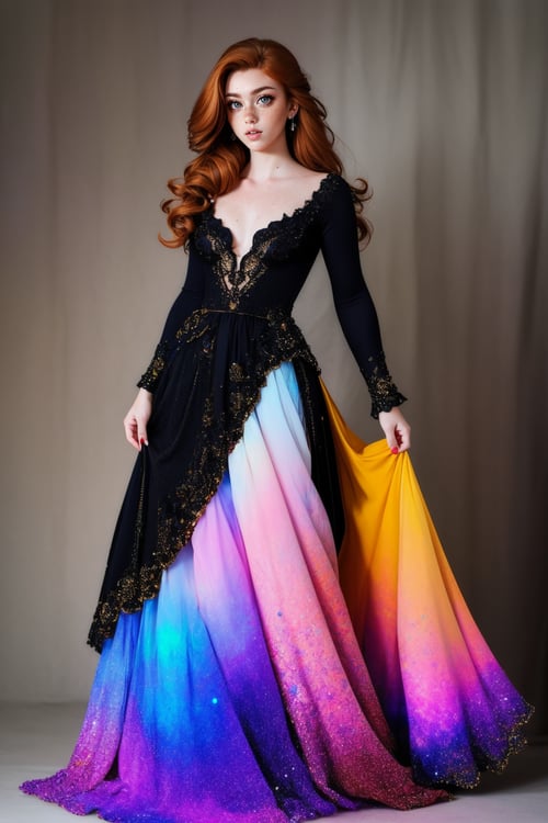 Black Opal Dress by miaomiao on Tensor.Art