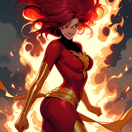 Jean Grey Marvel Comics (Anima) by lambl on Tensor.Art