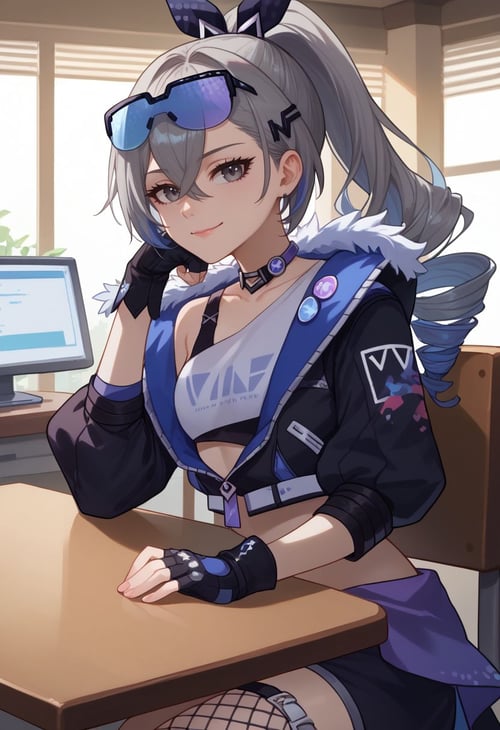 Silver Wolf Honkai Star Rail | Pony Diffusion by Aedan on Tensor.Art