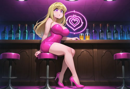 Pink Bodycon - little snatcher by toon667 on Tensor.Art