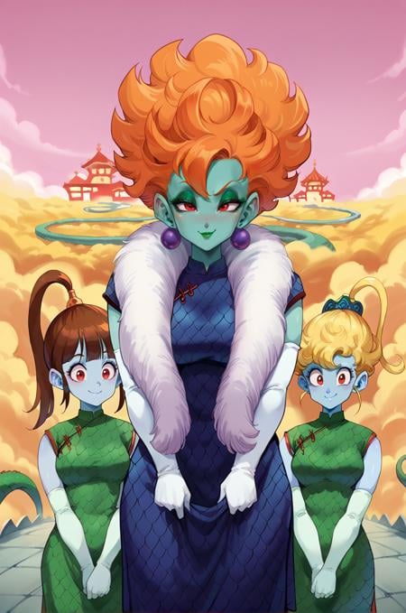 Princess Snake/蛇姫 and servants - Dragon Ball | Pon by Mongol56765 on Tensor.Art