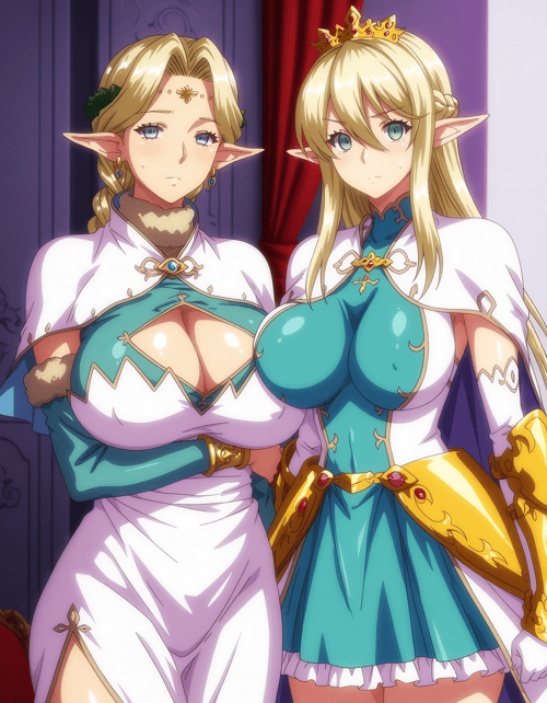 Character Set: [Kyonyuu Elf Oyako Saimin (OVA)] 巨乳 by joaoluisxxx3 on Tensor.Art