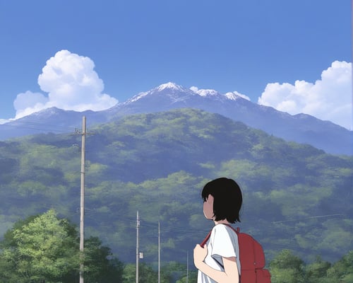 Look Back Anime Style [IL & NAI Style] by adachi main 2007 on Tensor.Art