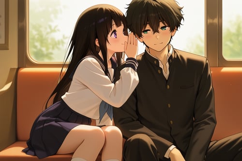 (IL Pose) Whispering in Ear | 悄悄话 耳语 by Akiseki on Tensor.Art