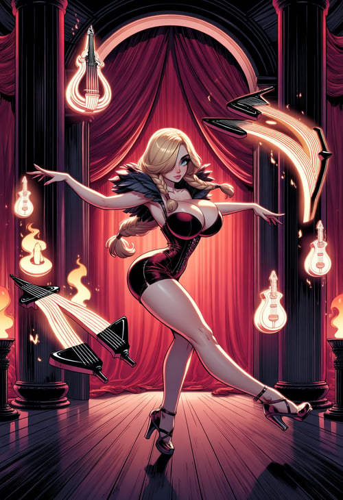 J. Scott Campbell Style by inknoir on Tensor.Art